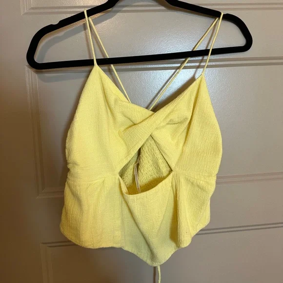 Free People Ultra Toy Machine Top in Yellow - Picture 2 of 4